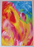 B91.Den gule hest. 70x100 cm. 8500 Kr.